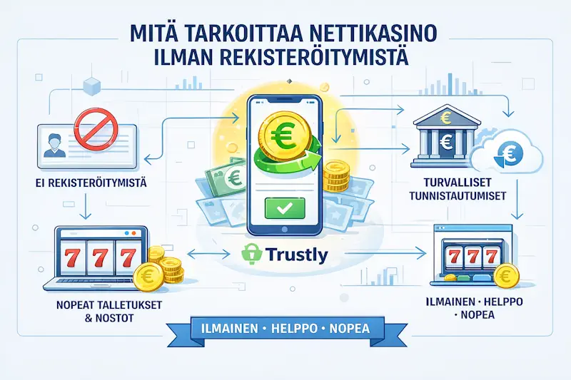 Mitä tarkoittaa nettikasino ilman rekisteröitymistä – pikaoppas suomalaiselle