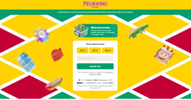 Pelikioski – verovapaa pikakasino pankkitunnuksilla